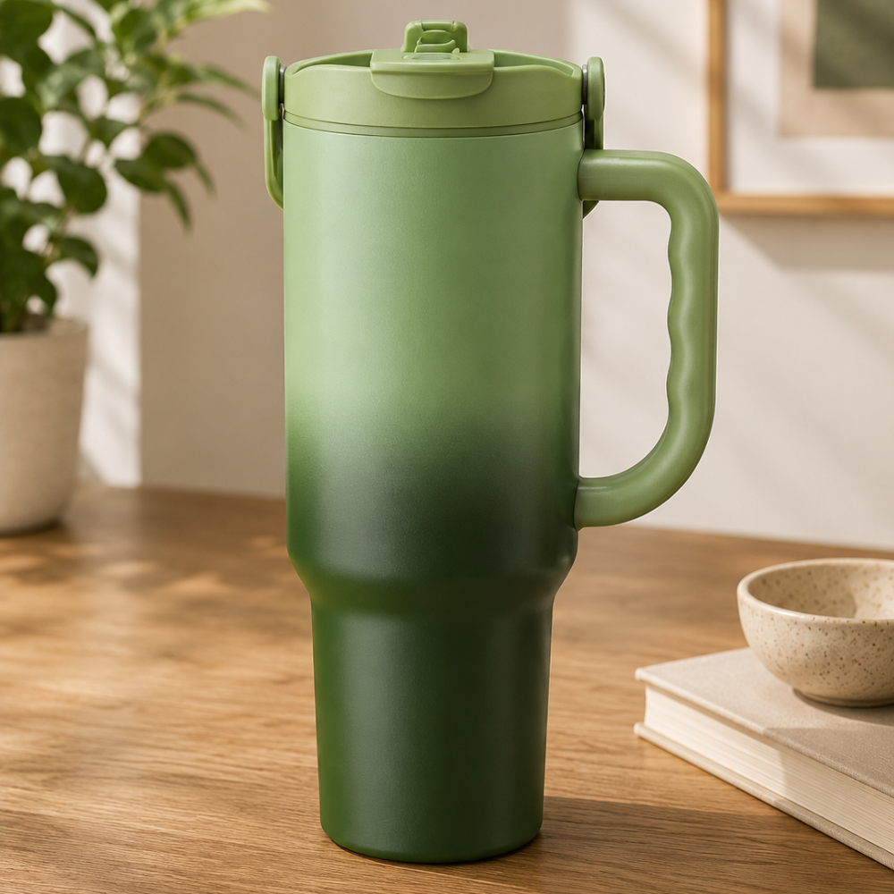 Viral Style Gradient Insulated Mug – Hot & Cold Retention