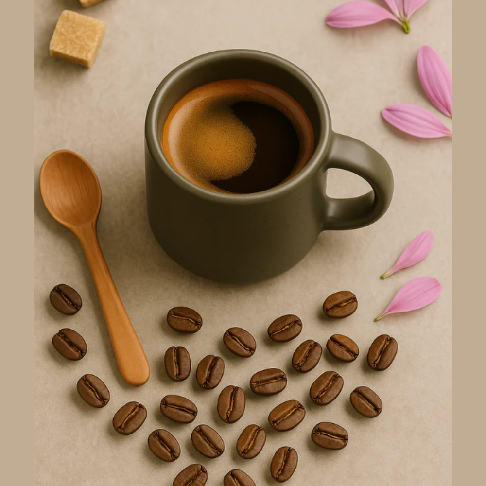 Glassozy Mini Speckled Yellow Ceramic Mug – Handcrafted Espresso Cup for Café & Home- 6 Pcs Set