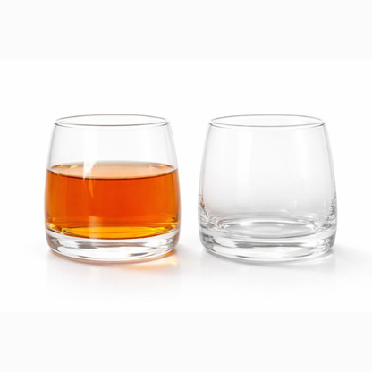 GLASSOZY Premium Whiskey Glass Set of 6 – Elegant 10oz Old Fashioned Rocks Glasses for Bourbon, Scotch, & Cocktails – Heavy Base Crystal Clear Barware in Luxury Gift Box