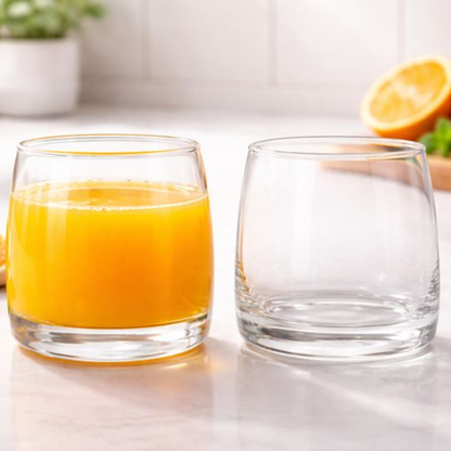 GLASSOZY Premium Whiskey Glass Set of 6 – Elegant 10oz Old Fashioned Rocks Glasses for Bourbon, Scotch, & Cocktails – Heavy Base Crystal Clear Barware in Luxury Gift Box