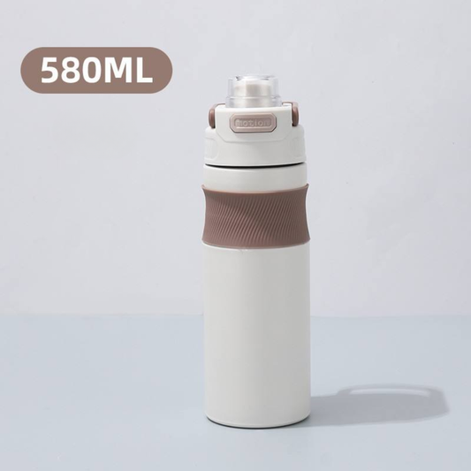 GLASSOZY | 316 Stainless Steel Vacuum Insulated Water Bottle with Pop-Up Lid | Sport, Gym, & Travel Flask