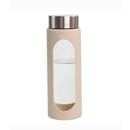 Glassozy Glass Water Bottle With Silicon Sleeve