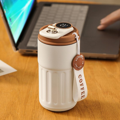 GLASSOZY Smart Temperature Insulated Coffee Mug (LED Display)