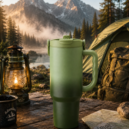 Viral Style Gradient Insulated Mug – Hot & Cold Retention