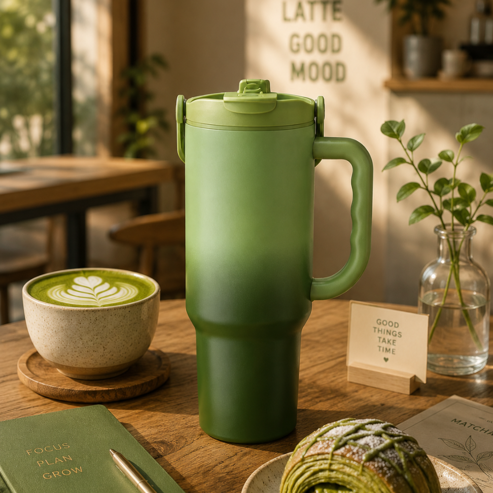 Viral Style Gradient Insulated Mug – Hot & Cold Retention