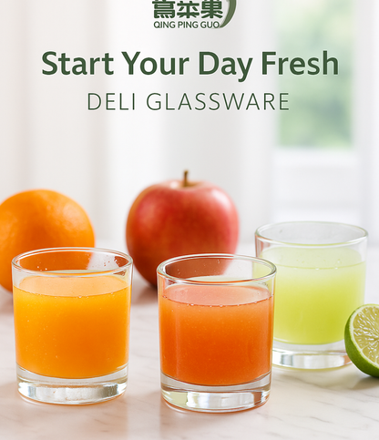 Qing Ping Guo Deli Glassware 210 ml (6 Pcs Set)