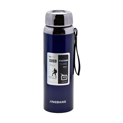 Vacuum Insulated Stainless Steel Water Bottle | Hot & Cold Flask for Travel, Gym, Office & School | Leak-Proof Sports Bottle with Carry Strap | 750ml Double Wall Thermos – Premium Metal Bottle
