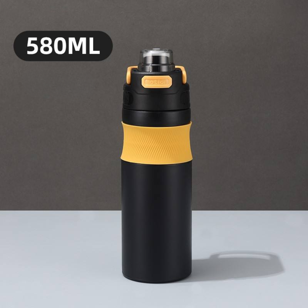GLASSOZY | 316 Stainless Steel Vacuum Insulated Water Bottle with Pop-Up Lid | Sport, Gym, & Travel Flask
