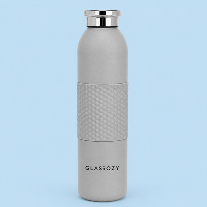Glassozy 650ml Vacuum Insulated Stainless Steel Water Bottle – 12 Hours Hot & Cold, Leak-Proof, BPA-Free Reusable Travel Flask