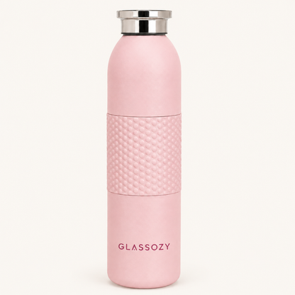 Glassozy 650ml Vacuum Insulated Stainless Steel Water Bottle – 12 Hours Hot & Cold, Leak-Proof, BPA-Free Reusable Travel Flask