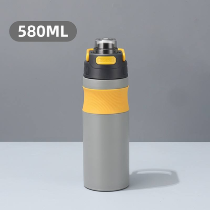 GLASSOZY | 316 Stainless Steel Vacuum Insulated Water Bottle with Pop-Up Lid | Sport, Gym, & Travel Flask
