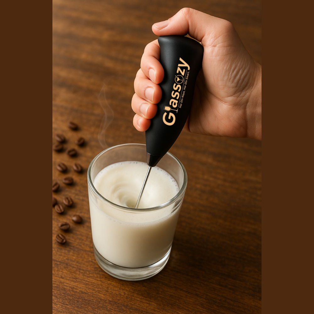 Electric Milk Frother for Coffee | Handheld Powerful Foam Maker | Egg Beater | Portable Drink Mixer for Cappuccino, Latte, Matcha & Shakes