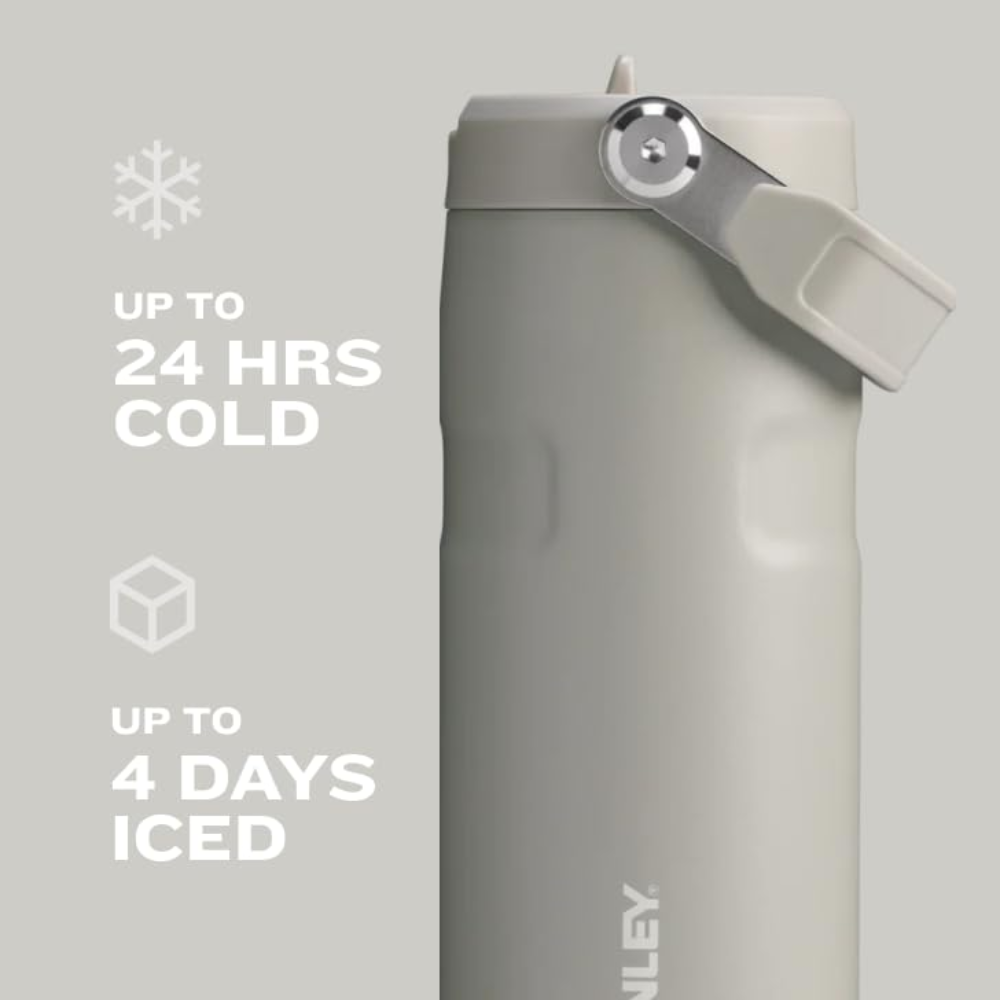Stanley Flip Straw Insulated Water Bottle 700ML – Vacuum Stainless Steel Travel Bottle with Leak-Proof Lid & Handle | Keeps Drinks Cold 24 Hrs