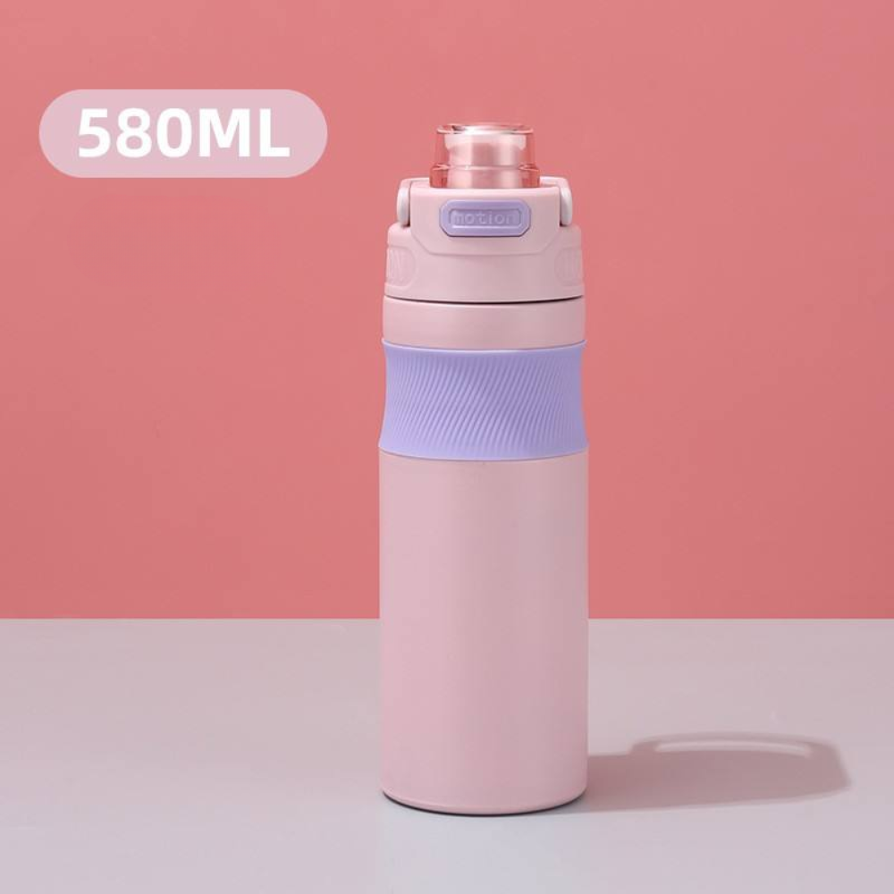 GLASSOZY | 316 Stainless Steel Vacuum Insulated Water Bottle with Pop-Up Lid | Sport, Gym, & Travel Flask