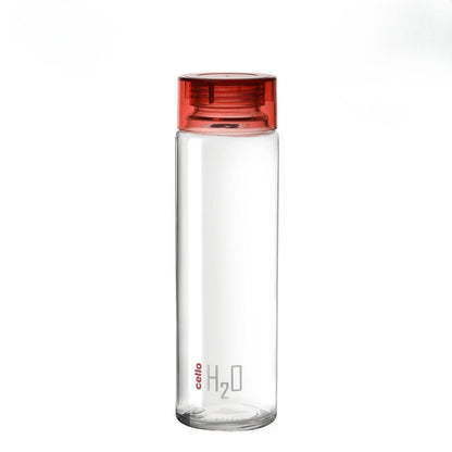 Premium Transparent Fridge Glass Water Bottle | Leakproof, Odorless fridge water bottle
