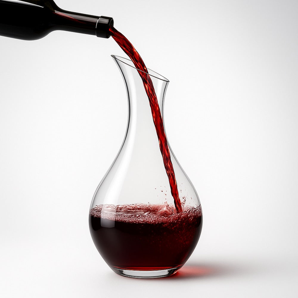 Crystal Wine Decanter – Hand-Blown 1500 ml Glass Carafe for Red & White Wine | Elegant Aerator for Enhanced Flavor & Aroma | Perfect for Home, Dining & Gifting