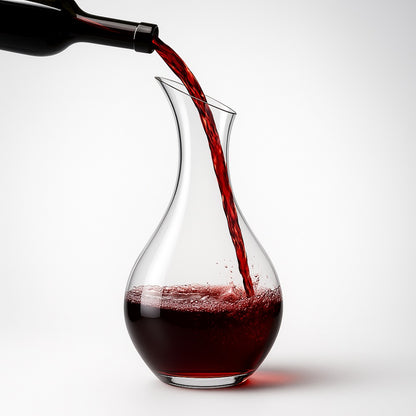 Crystal Wine Decanter – Hand-Blown 1500 ml Glass Carafe for Red & White Wine | Elegant Aerator for Enhanced Flavor & Aroma | Perfect for Home, Dining & Gifting