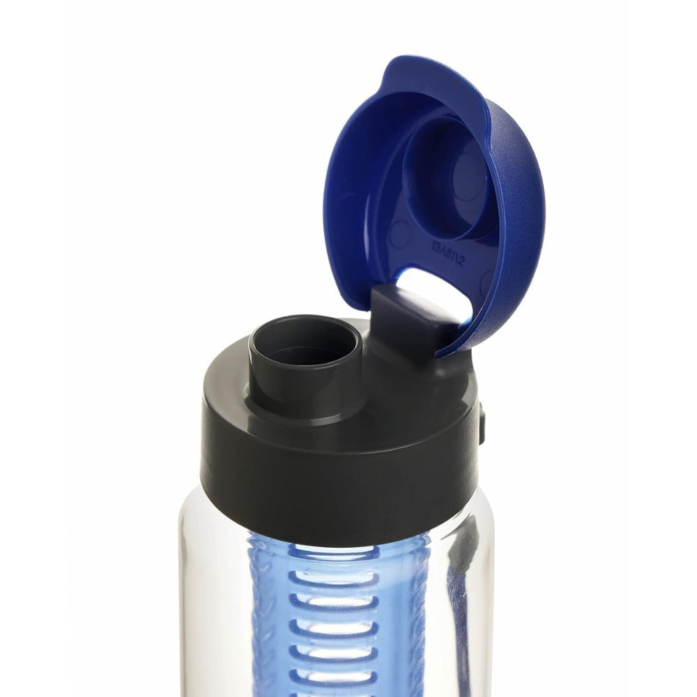 Cello Detox Infuser Water Bottle | BPA-Free Fruit Infuser Bottle for Detox Drinks | Leakproof Slim Bottle with Carry Strap | Healthy Hydration Bottle for Home, Gym & Office
