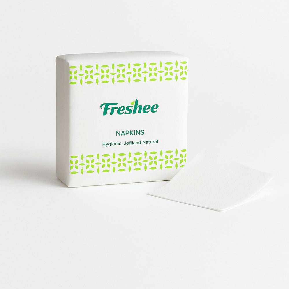 Freshee Hygienic Napkins – Soft, Natural & Skin-Friendly Paper Napkins for Everyday Use-4 PKT