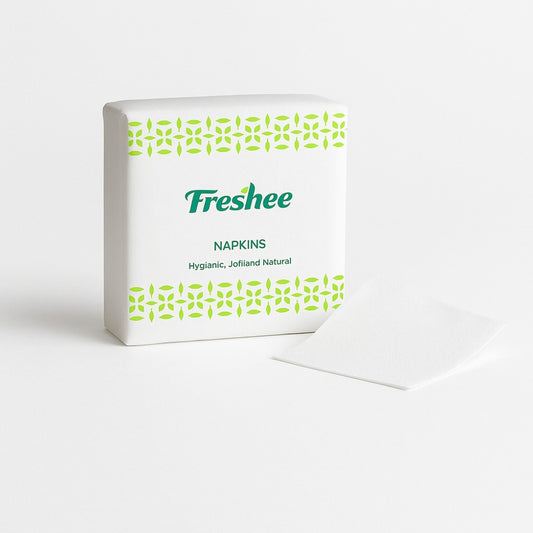 Freshee Hygienic Napkins – Soft, Natural & Skin-Friendly Paper Napkins for Everyday Use-4 PKT