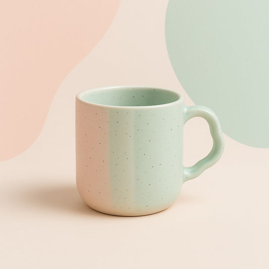 Premium Pastel Gradient Ceramic Coffee Mug | Speckled Matte Finish | 300ml Tea & Coffee Cup | Handmade Look Stoneware Mug for Home, Office & Café | Gift Set Option