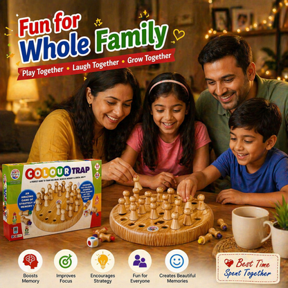 Colour Trap Memory Game for Kids – Strategy & Brain Development Board Game | Improves Memory, Focus & Logical Skills | Fun Learning Family Game (2 Players)