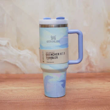Stanley Quencher H2.0 Tumbler 1.18L – Marble Swirl, Double-Wall Vacuum Insulated Travel Mug with Handle & Straw