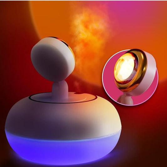 Flame Light Aroma Diffuser – 3D Fire Effect Humidifier with LED Night Light, Cool Mist Ultrasonic Aroma Diffuser for Home & Office