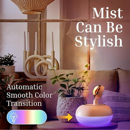 Flame Light Aroma Diffuser – 3D Fire Effect Humidifier with LED Night Light, Cool Mist Ultrasonic Aroma Diffuser for Home & Office