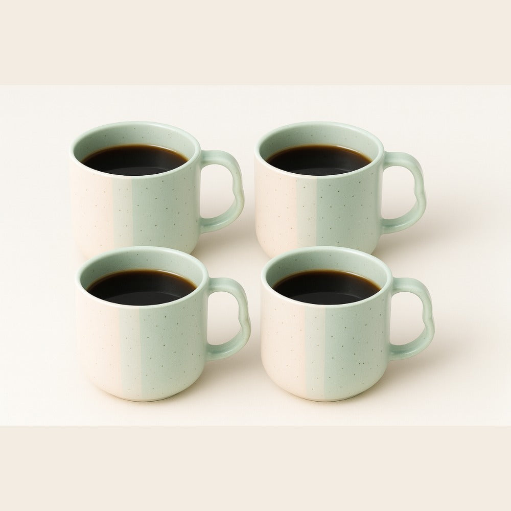 Premium Pastel Gradient Ceramic Coffee Mug | Speckled Matte Finish | 300ml Tea & Coffee Cup | Handmade Look Stoneware Mug for Home, Office & Café | Gift Set Option