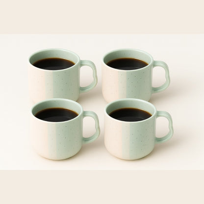 Premium Pastel Gradient Ceramic Coffee Mug | Speckled Matte Finish | 300ml Tea & Coffee Cup | Handmade Look Stoneware Mug for Home, Office & Café | Gift Set Option