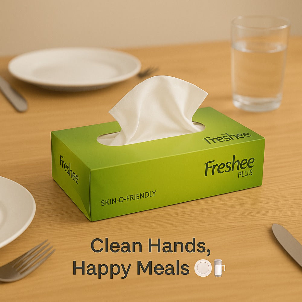 Freshee Plus Skin-O-Friendly Facial Tissues – Office & Desk Essentials for Everyday Freshness
