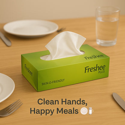 Freshee Plus Skin-O-Friendly Facial Tissues – Office & Desk Essentials for Everyday Freshness